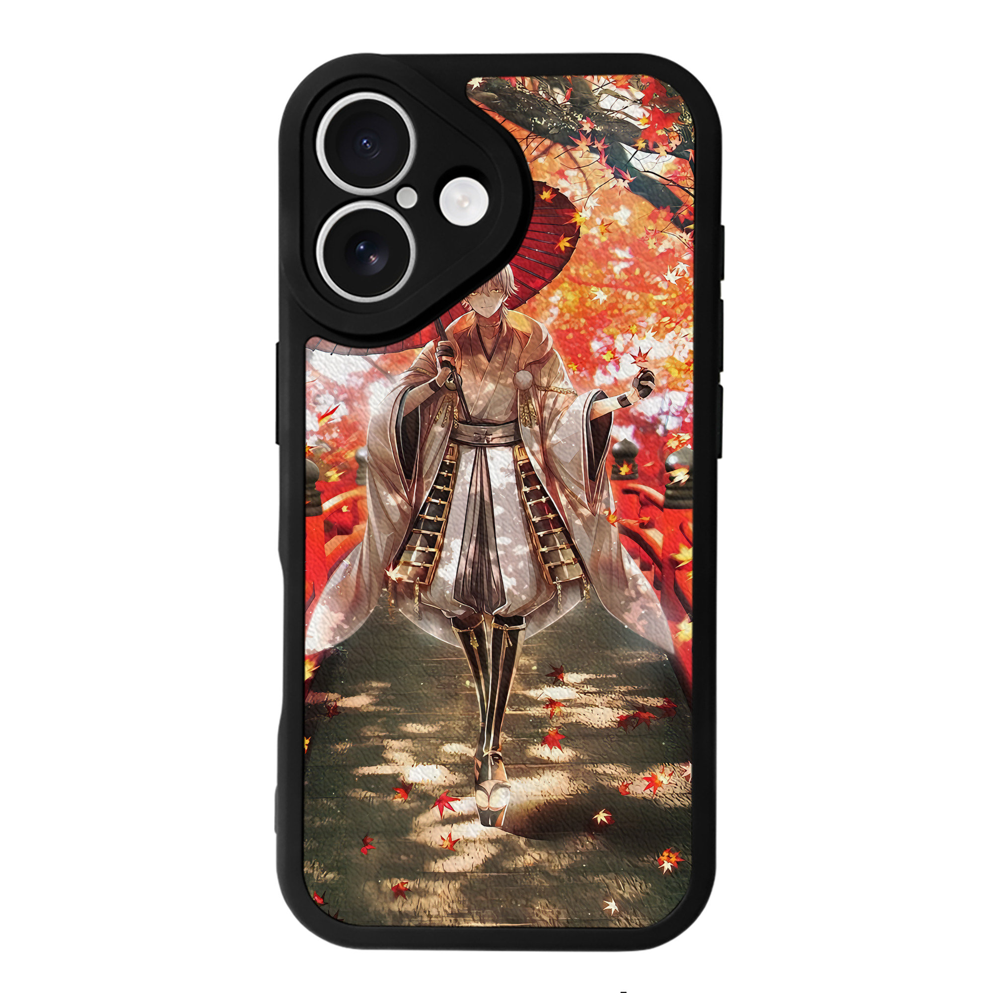 （画像用） 刀剣乱舞 Touken Ranbu 【iPhone 16シリーズ対応】シリコンスマホケース（レザー調） 材質：シリコン